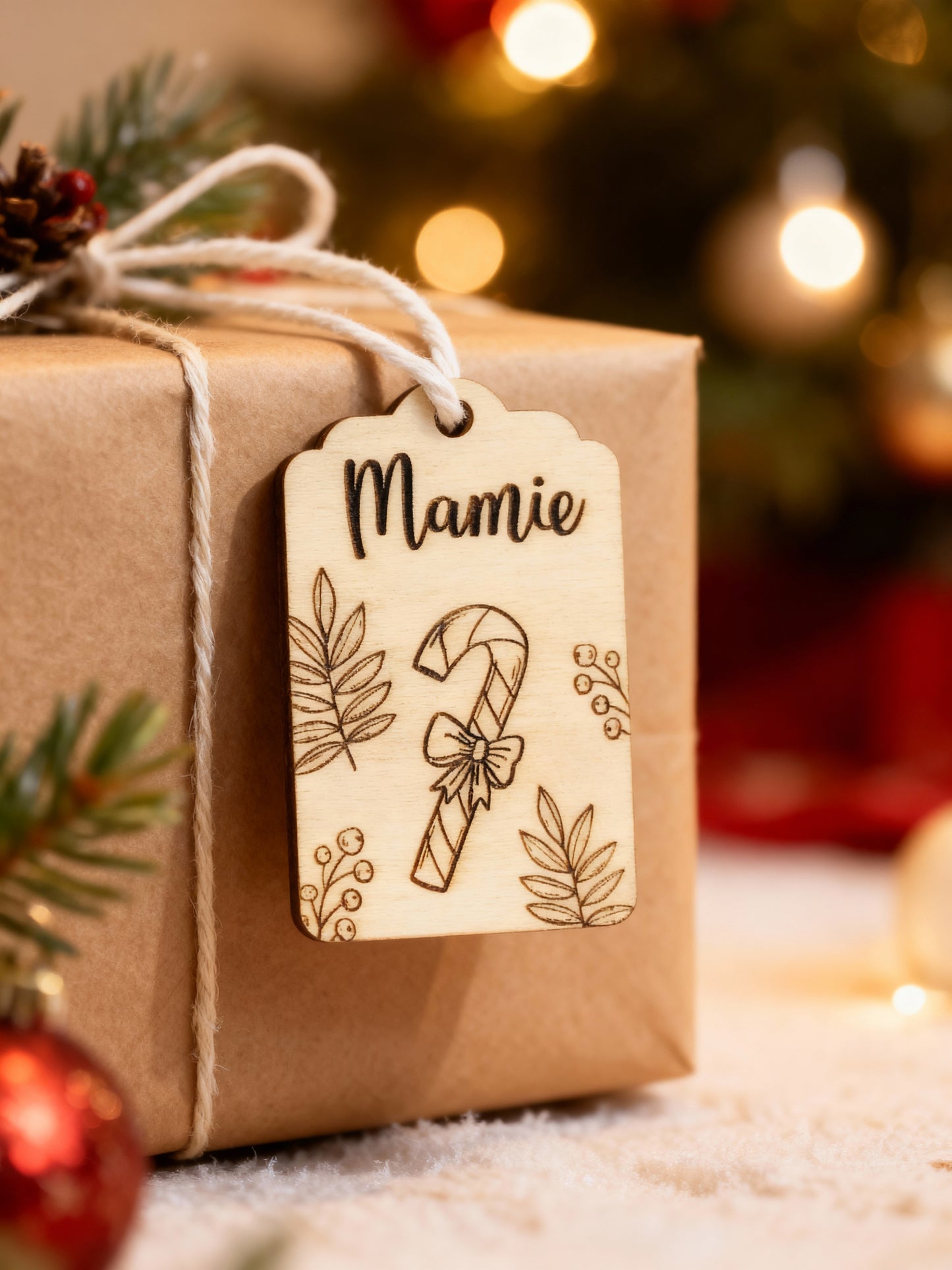 Étiquette Noël - Sucre d'orge