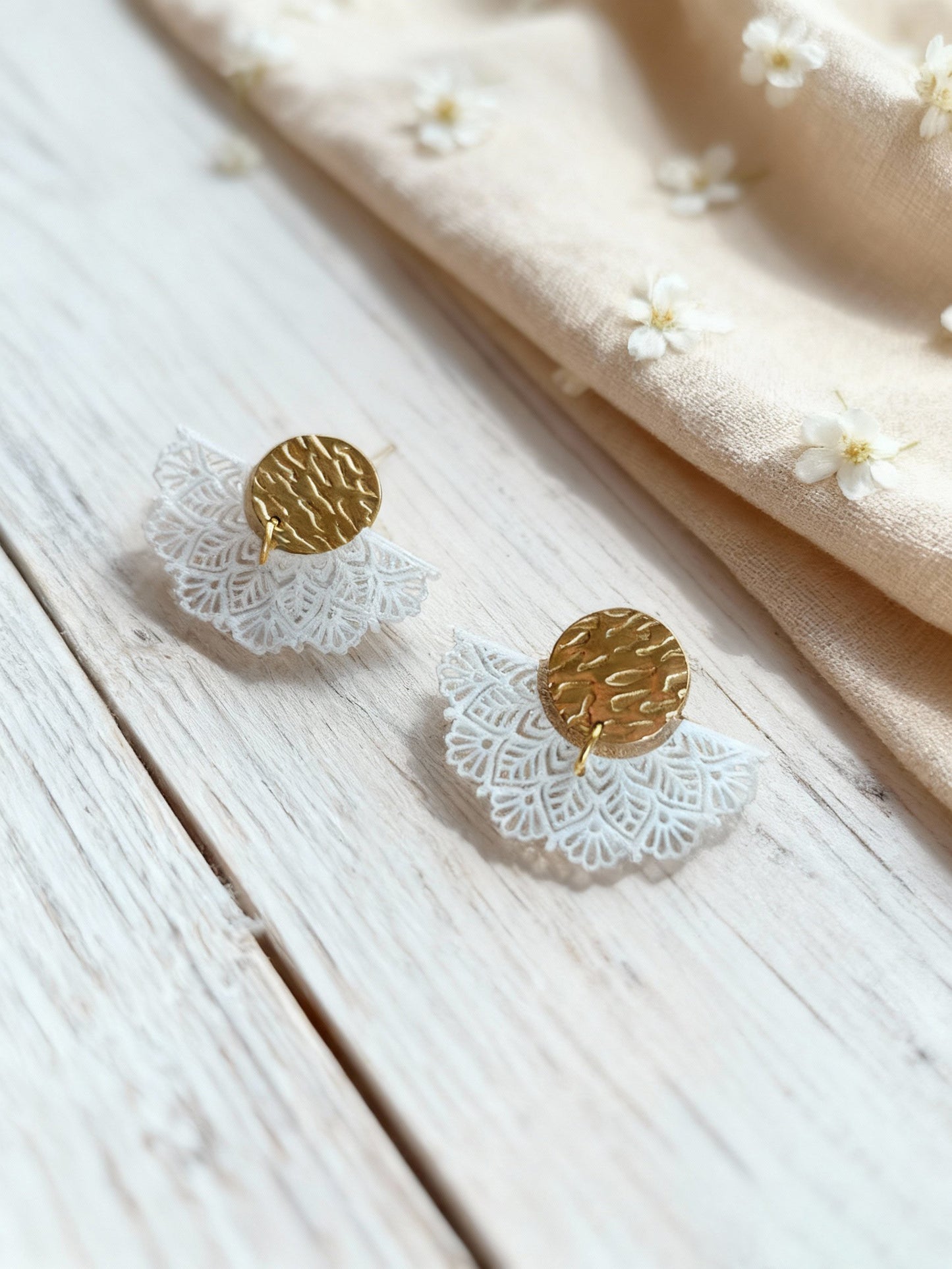 Boucles d'oreilles - Dentelle 2