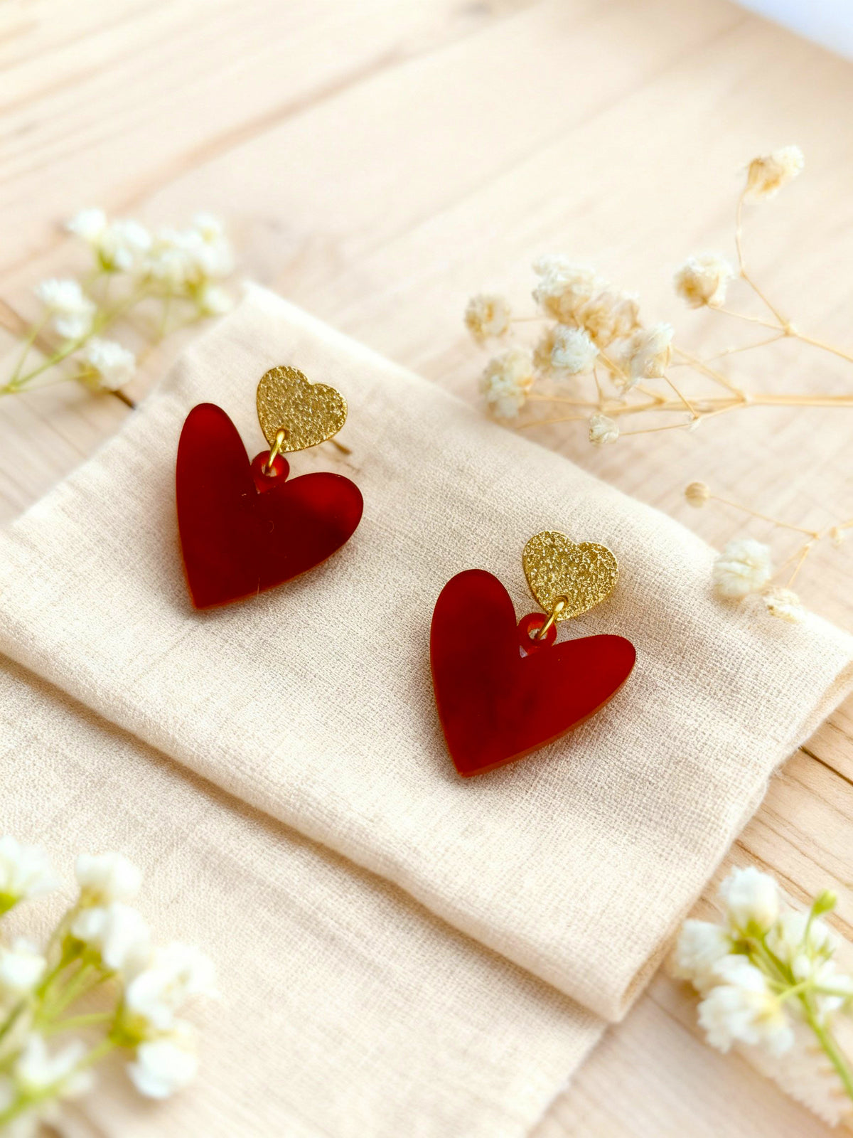Boucles d'oreilles - Cœur