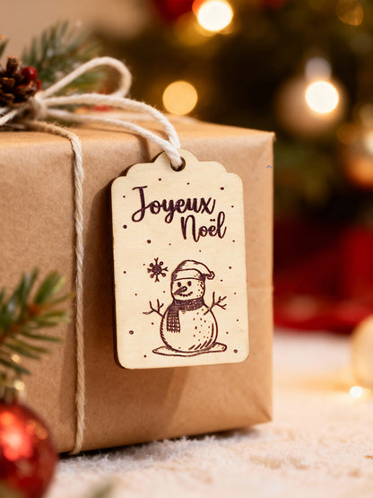 Étiquette Noël - Lot de 5