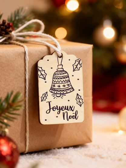 Étiquette Noël - Lot de 5