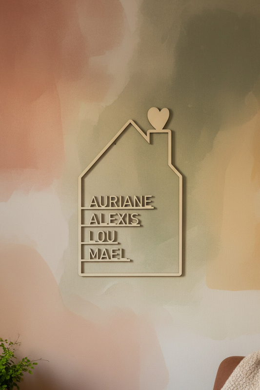 Panneau décoratif - Prénoms