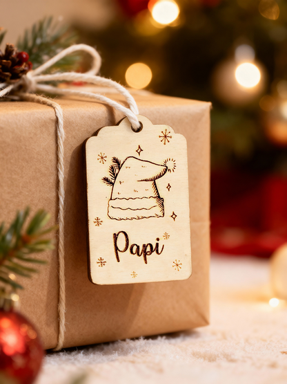 Étiquette Noël - Lot de 5