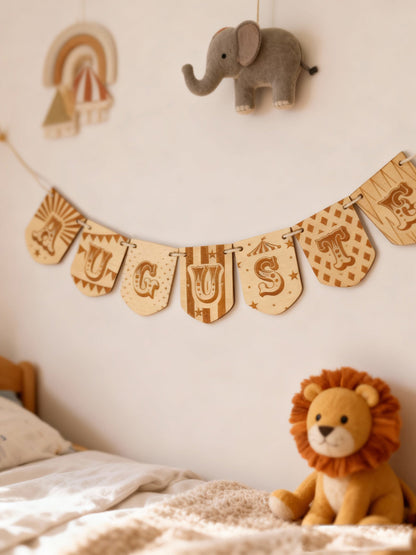 Lettre prénom - Cirque