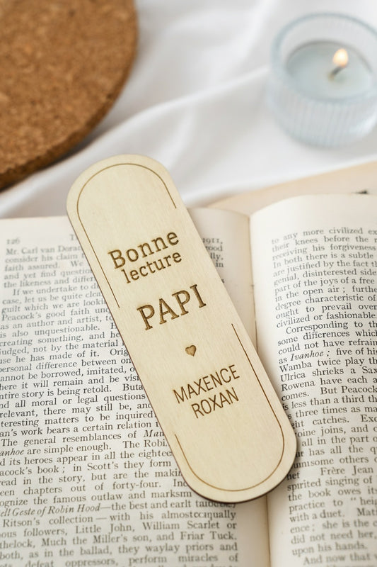 Marque page - Naturel papi